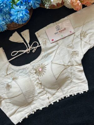 Gota Pati Flower Designer Blouse