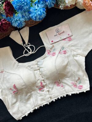 Pure Camric Cotton Diable Blouse