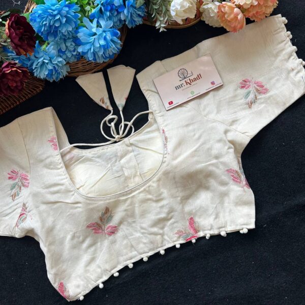 Pure Camric Cotton Diable Blouse - Image 2