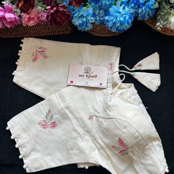 Pure Camric Cotton Diable Blouse - Image 3