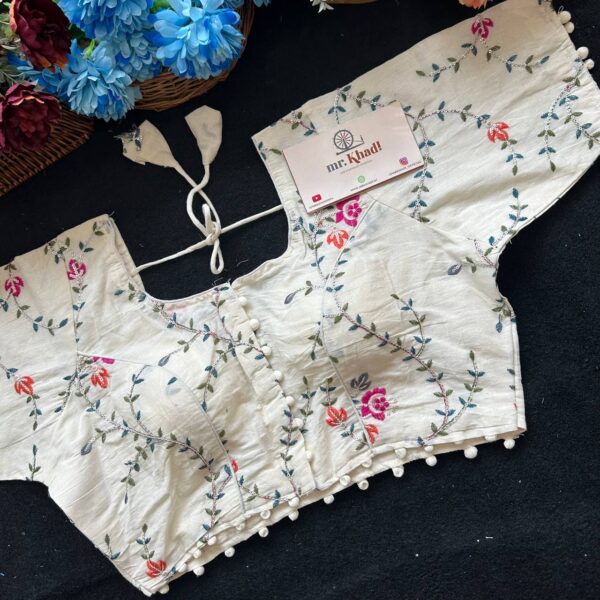 Pure Camric Cotton Diable Blouse