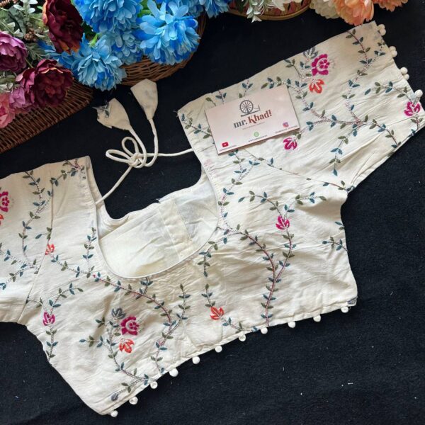 Pure Camric Cotton Diable Blouse - Image 2
