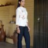 Khadi Cotton Hand-Work Design Shirt Patterns Top - Image 5
