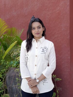 Off-White Khadi Cotton Shirt