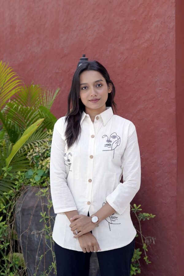 Off-White Khadi Cotton Shirt