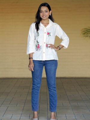Handcrafted Khadi Cotton Tops