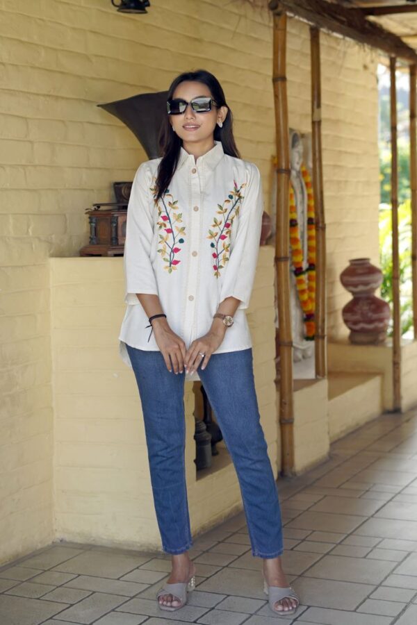 Khadi Cotton Summer Tops - Image 2