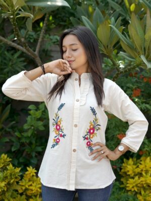 Handcrafted Khadi Cotton Tops