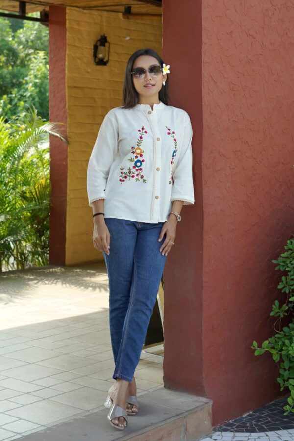 Summer Designer Khadi Tops - Image 5