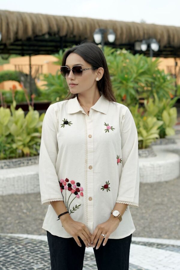 Hand-Worked Khadi Cotton Uniqe Tops