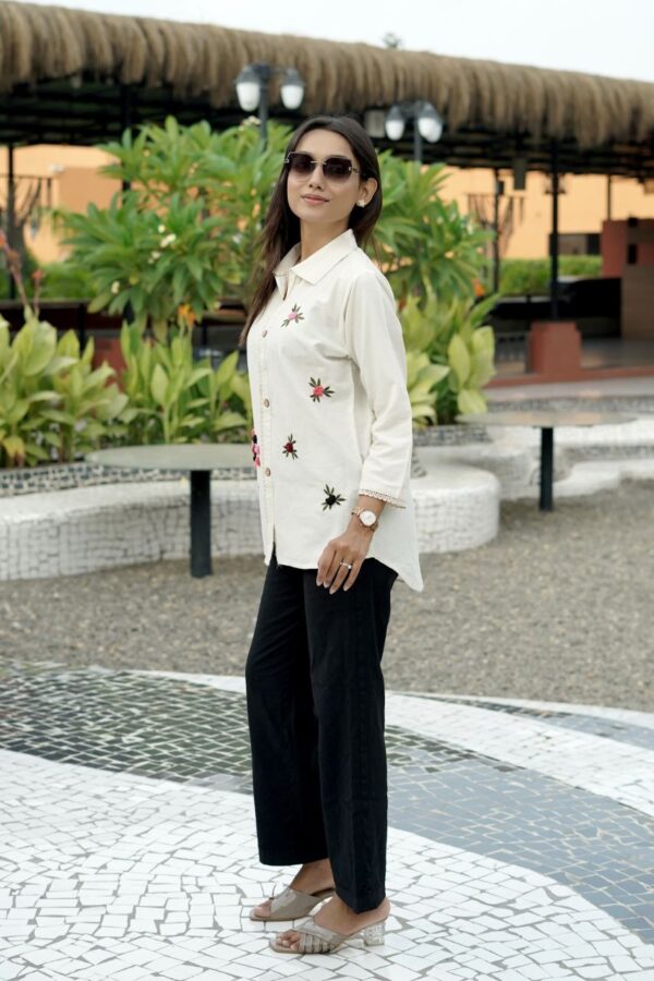 Hand-Worked Khadi Cotton Uniqe Tops - Image 2