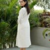 Elevate Your Everyday Mirror Work Khadi Cotton Kurti - Image 5