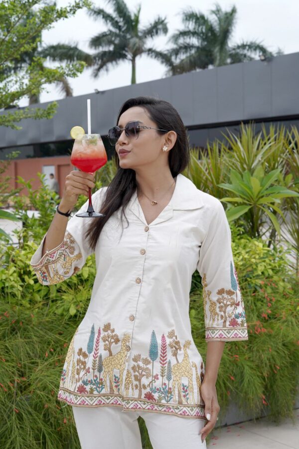 Luxurious Khadi Cotton Co-Ord Set Collection - Image 2