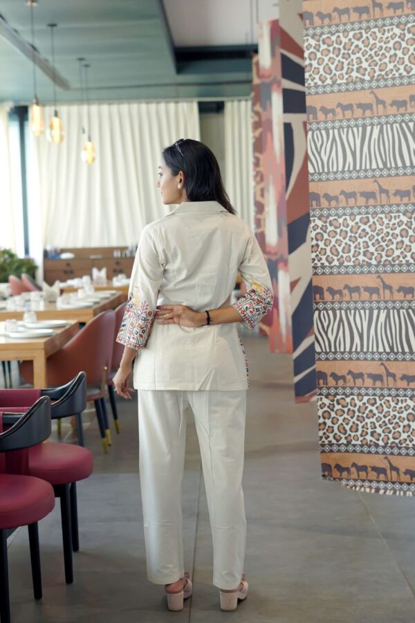 Pure Khadi Cotton Desginer Fancy Co-ord Set - Image 2