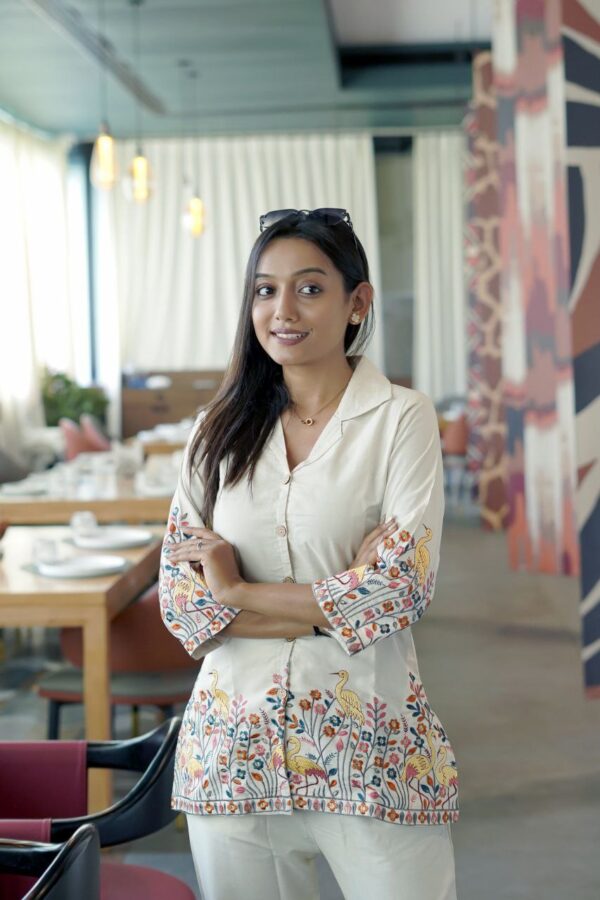 Pure Khadi Cotton Desginer Fancy Co-ord Set - Image 3