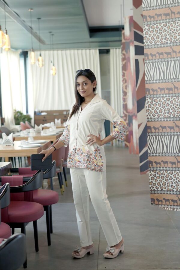Pure Khadi Cotton Desginer Fancy Co-ord Set - Image 4