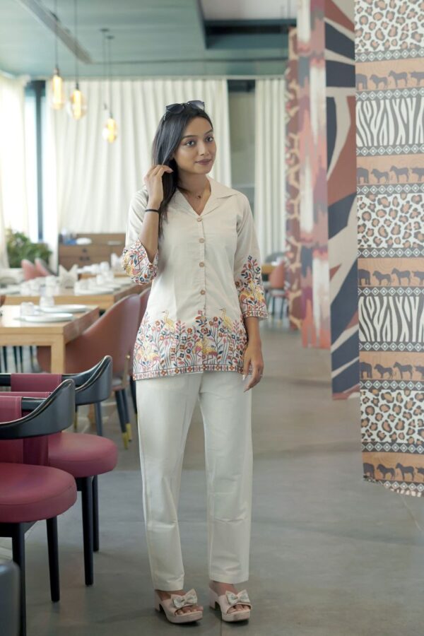 Pure Khadi Cotton Desginer Fancy Co-ord Set