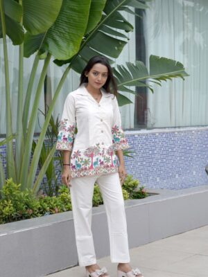 Khadi Cotton New Design Fancy Co Ord Set