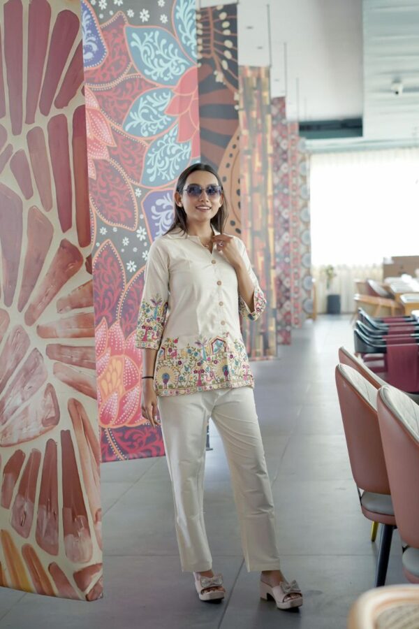 Cotton Embroderiy Fancy Co-Ord Set Collection - Image 4