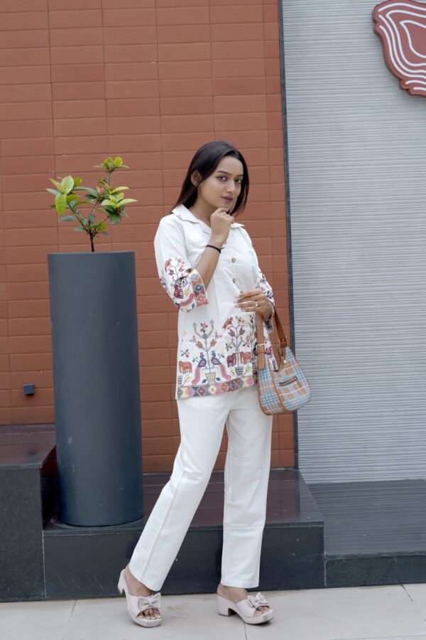Breezy Khadi Cotton Perfect for Summer Co Ord set - Image 3