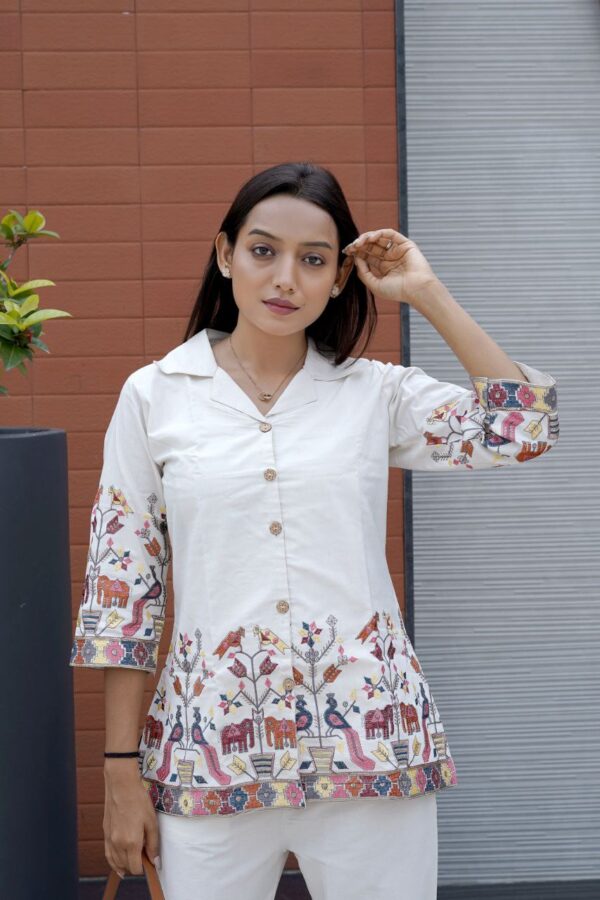 Breezy Khadi Cotton Perfect for Summer Co Ord set - Image 4